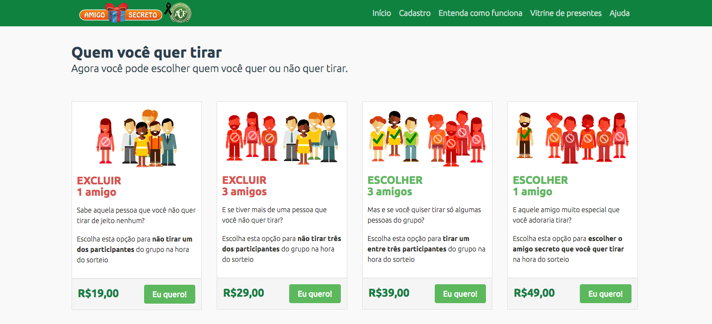 É um saco ficar pensando em presente pra quem você não vai com a cara, né?